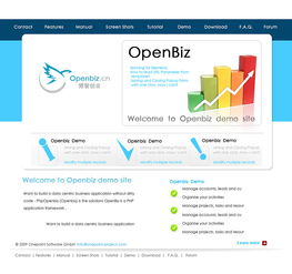 OpenBiz网站设计与制作 五步打造专业高效的商业网站